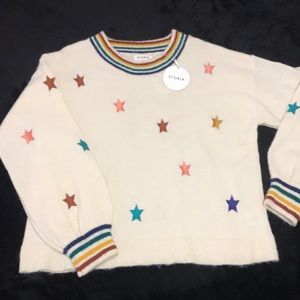 Rainbow Star Sweater